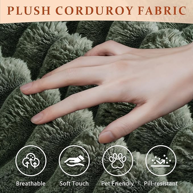 114" Cloud Boneless Sectional Couches for Living Room, Modular Sectional Sofa with Cup Holder, Cozy Fluffy L Shaped Deep Seat Boneless Couch with Storage Pocket, No Assembly Required, Green