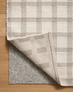 Loloi Magnolia Home by Joanna Gaines Ryder Collection RYD-02 Stone/Ivory 2'-3" x 3'-9" Accent Rug