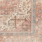 RUGGABLE Washable Area Rug – Kamran Rose Pink 2x3, Stain-Resistant, Non-Slip – Small Machine Washable Rugs for Living Room, Bedroom, Hallway, Entryway & Bathroom–with Cushioned Pad