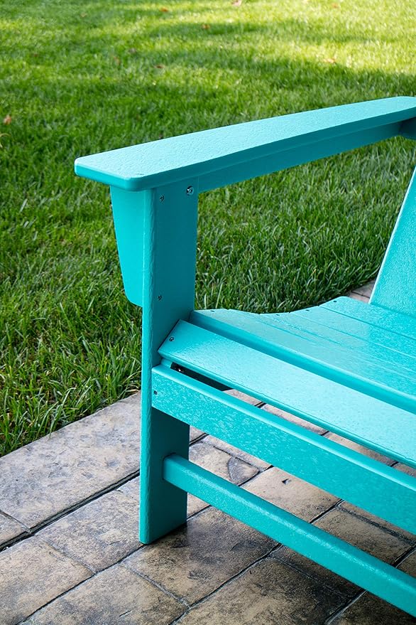 POLYWOOD AD420SA Modern Adirondack Chair, Sand