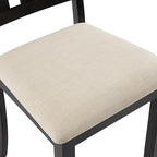 Crosley Furniture Hayden Modern Farmhouse Slat Back Wood Dining Chairs Set of 4, Kitchen Chair, Slate/Crème