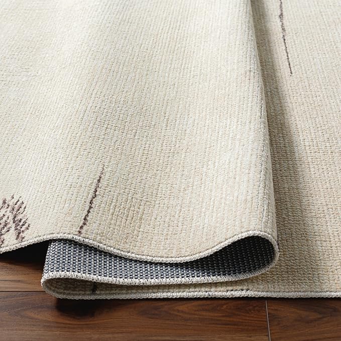 Livabliss x Becki Owens Rivi Moroccan Area Rug , 9'2" x 12', Cream/Charcoal