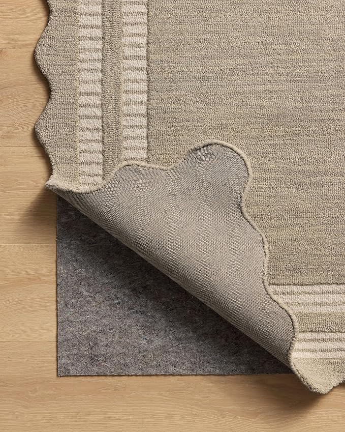 Loloi Chris Loves Julia Scottie Collection SCO-01 Fog/Ivory 2'-6" x 9'-9", .87" Pile Height, Runner Rug