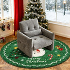 33.9" Accent Chairs, Modern Upgrade Sherpa Fabric Arm Chair Comfy Upholstered Armchair Leisure Single Sofa Chair with a Waist Pillow for Bedroom, Office and Living Room
