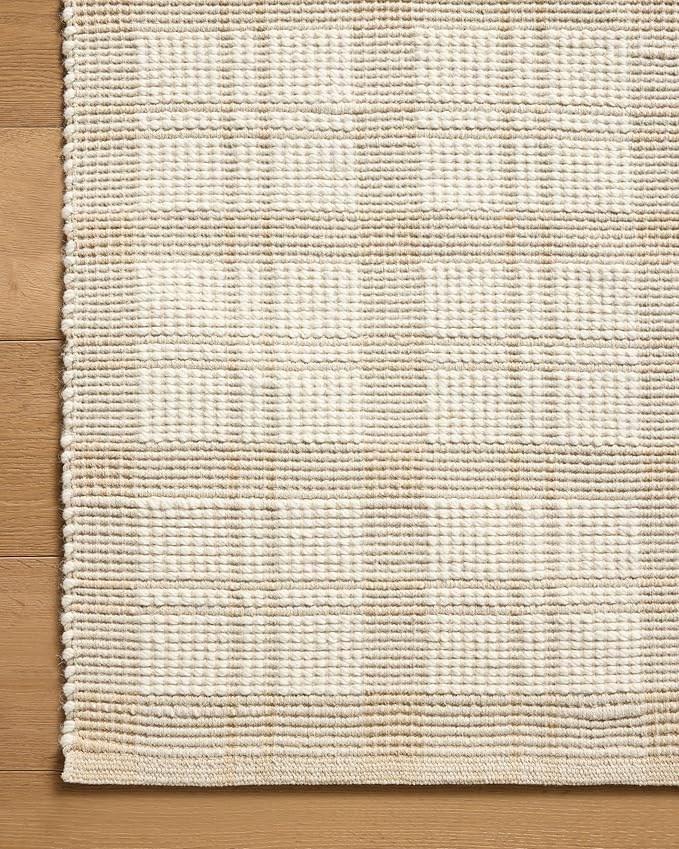 Loloi Magnolia Home by Joanna Gaines Ryder Collection RYD-01 Beige/Ivory 2'-3" x 3'-9" Accent Rug