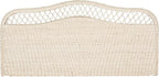 Safavieh Home Collection Sephina White Washed Rattan Headboard (Full)