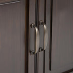 SIMPLIHOME Connaught SOLID WOOD 40 Inch Wide Traditional Entryway Storage Cabinet in Dark Chestnut Brown, For the Living Room, Entryway and Family Room