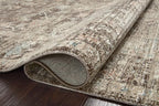 Loloi Magnolia Home by Joanna Gaines Millie Collection MIE-03 Charcoal/Dove 11'-6" x 15'-7", .25" Pile Height, Area Rug