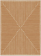 RUGGABLE x Jonathan Adler Machine Washable Modern Area Rug – Inkdrop Copper 9x12, Stain-Resistant, Non-Slip – Large Rugs for Living Room, Bedroom, Hallway, Entryway & Office–with Cushioned Pad