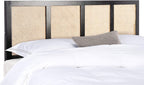 SAFAVIEH Home Collection Vienna Black Cane King Headboard Platform