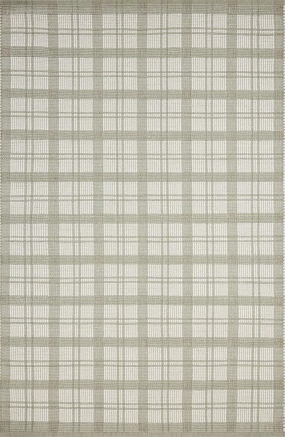 Loloi Magnolia Home by Joanna Gaines Ryder Collection RYD-01 Sage/Ivory 5'-0" x 7'-6" Area Rug