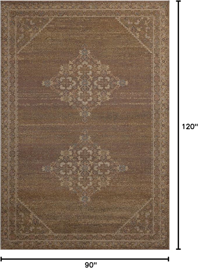 Loloi Magnolia Home by Joanna Gaines Mona Collection MOA-04 Sunset/Natural 7'-6" x 10' Area Rug