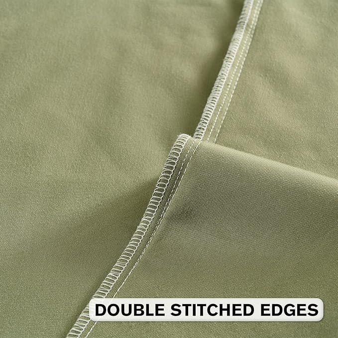 FUTEI Sage Green Velvet Throw Pillow Covers 26x26 Inch Set of 2,Soft Embossed Leaf-Relief Textured Euro Pillow Shams,Natural Home Decor for Couch Living Room