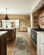Loloi Magnolia Home by Joanna Gaines Sinclair Collection SIN-01 Pebble/Taupe 2'-0" x 5'-0", .25" Pile Height, Machine Washable, Accent Rug