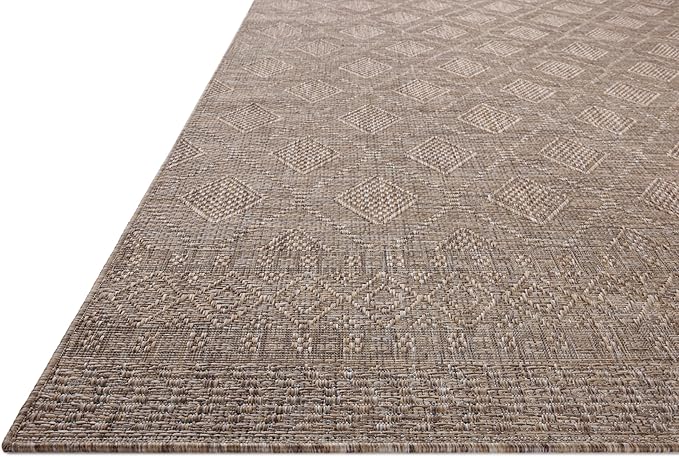 Loloi Amber Lewis Topanga Collection TOP-06 Natural/Mist 7'-10" x 10' Indoor/Outdoor Area Rug