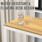 SHW 48-Inch Commercial-Grade Office Computer Desk, Oak