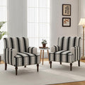 Accent Chair, Mid Century Modern Comfy Armchair for Living Room, Linen Fabric Single Sofa Lounge for Reading Bedroom Apartment Waiting Room with Wood Legs