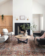 Loloi Chris Loves Julia Jules Collection JUL-01 Merlot/Multi 2'-6'' x 7'-6'', .13" Pile Height, Runner Rug