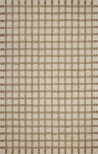 Loloi Magnolia Home by Joanna Gaines Waylon Collection WAY-02 Natural/Rust 5'-0" x 7'-6" Area Rug