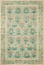 Loloi Rifle Paper Co. Eden Collection EDE-01 Mughal Rose Moss 2'-3" x 3'-9" Accent Rug feat. CloudPile™