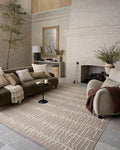 Loloi Amber Lewis Bexley Collection BEX-02 Taupe/Natural 2'-7" x 10'-0" Runner Rug Neutral, Textured, Living, Bedroom, Dining, Carpet