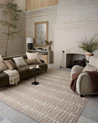 Loloi Amber Lewis Bexley Collection BEX-02 Taupe/Natural 2'-7" x 10'-0" Runner Rug Neutral, Textured, Living, Bedroom, Dining, Carpet