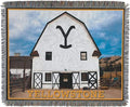 Northwest Yellowstone Woven Tapestry Throw Blanket, 48" x 60", Dutton Barn