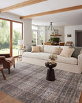 Loloi Angela Rose Ember Collection EMB-05 Graphite/Multi 2'-7" x 7'-6" Runner Rug