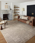 Loloi Darby Collection DAR-05 Beige/Grey 2'-7" x 4' Accent Rug
