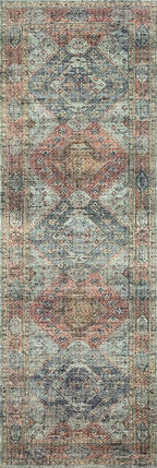Loloi II Skye Collection SKY-06 Apricot/Mist 7'-6" x 9'-6" Area Rug