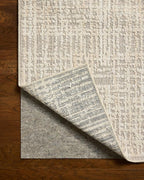 Loloi Amber Lewis Bexley Collection BEX-07 Natural/Dove 2'-7" x 8'-0" Runner Rug Neutral, Textured, Living, Bedroom, Dining, Carpet