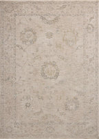 Loloi Chris Loves Julia Louisa Collection LOI-02 Oatmeal/Slate 9'-6" x 13'-1", .38" Pile Height, Area Rug