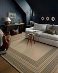Loloi Chris Loves Julia Alfie Collection ALF-05 Natural/Multi 9'-3" x 13' Area Rug Wool Neutral Living Bedroom Dining Carpet