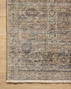 Loloi Amber Lewis Molly Collection MOL-04 Navy/Blush 2'-3" x 3'-10" Low Pile Accent Rug