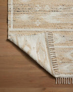 Loloi Angela Rose Rivers Collection RIV-04 Natural/Ivory 7'-9" x 9'-9" Reversible Area Rug