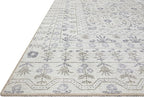 Loloi Rifle Paper Co. Maison Collection MAO-03 Rosette Ivory 3'-0" x 3'-0" Round, .19" Pile Height, Accent Rug