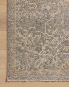 Loloi Magnolia Home by Joanna Gaines Junie Collection JUE-01 Blue/Natural 2'-0" x 3'-0", .38" Pile Height, Accent Rug