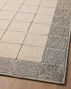 Loloi Chris Loves Julia Francis Collection FRA-02 Cream/Black 2'-6" x 7'-6" Runner Rug