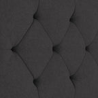 King Upholstered Headboard Only for Bed Frame from 65”-78”, Adjustable Height King XL Headboards with Durable Wood Legs, Fabric Bed Board in Modern Button Design, Dark Grey