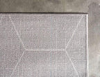 Unique Loom Trellis Frieze Collection Area Rug - Geometric (10' x 14' 1", Light Gray/ Ivory)
