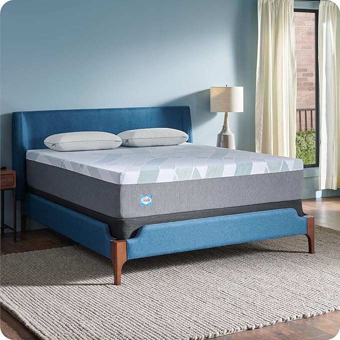 Sealy Dreamlife 12” Hybrid Mattress-in-a-Box, King, SealyComfort Gel Memory Foam, SealyResponsive Encased Coils, Surface-Guard Technology