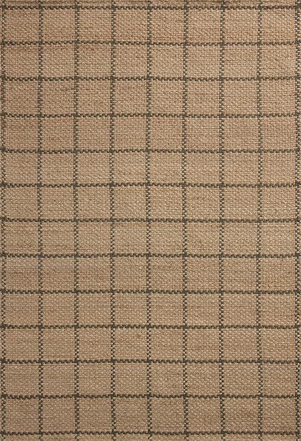 Loloi Chris Loves Julia Fletcher Collection FLE-01 Natural/Olive 9'-3" x 13', .37" Pile Height, Area Rug