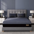 EGOHOME 10 Inch Full Memory Foam Mattress for Back Pain, Cooling Copper Gel Bed in a Box, Foam Made in USA, CertiPUR-US Certified, Therapeutic Medium Firm, Double 54x75x10 Black