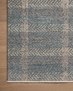 Loloi Angela Rose Ember Collection EMB-03 Blue/Beige 2'-7" x 7'-6" Runner Rug
