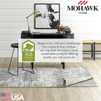 Mohawk Home 3' x 12' Non Slip Rug Pad Gripper 1/2 Thick Dual Surface Felt + Rubber Gripper - Safe for All Floors