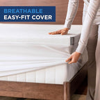 Tempur-Pedic Tempur -Cloud 2-Inch Mattress Topper, Twin XL, White