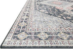 Loloi II Skye Collection SKY-02 Charcoal/Multi 7'-6" x 9'-6" Area Rug