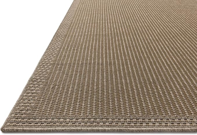 Loloi Chris Loves Julia Providence Collection PRC-02 Natural/Sand 5' x 7'-7", .12" Pile Height, Indoor/Outdoor Area Rug