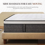 CH CHARME HOUSE Twin Mattress, 14 Inch Twin Size Hybrid Mattress in a Box, Medium Feel Foam and Individual Pocket Springs, Extra Edge Support, Pressure Relief, CertiPUR-US