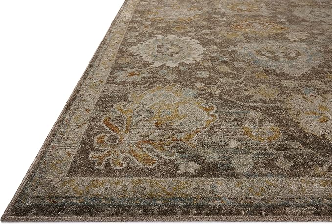 Loloi Magnolia Home by Joanna Gaines Mona Collection MOA-02 BARK/Multi 2'-6" x 8'-0" Runner Rug